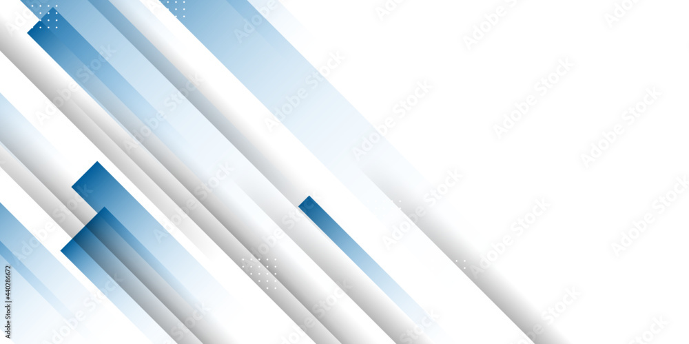 Abstract blue background with square shapes. Blue abstract background