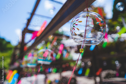 6月の日本の風鈴祭り