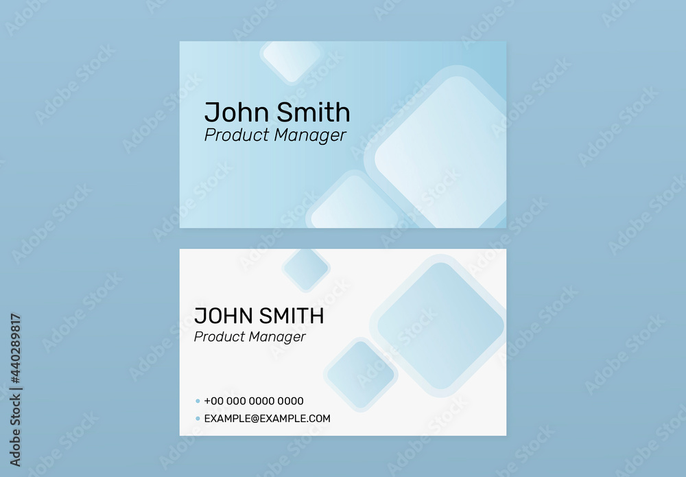Business Card Template in Modern Design Stock Template | Adobe Stock