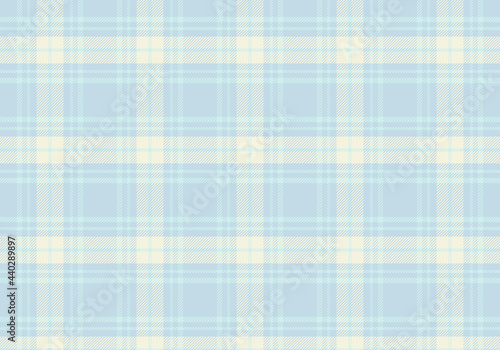 【背景素材】タータンチェック柄030　英国風シームレスパターン（水色＆黄色＆青）