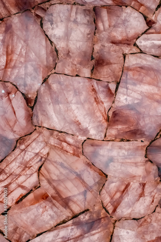 Slices of the colorful polished semi-precious stones. Semi precious stones background.