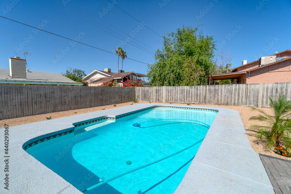 swimming pool at home