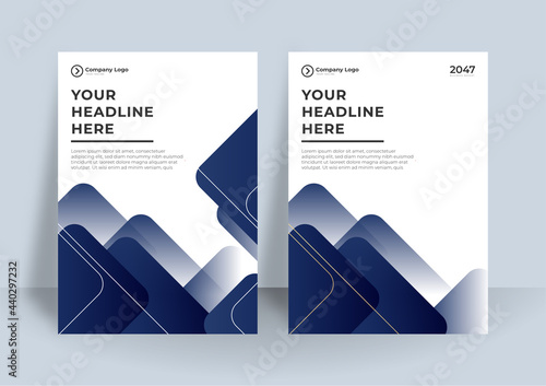 Collection of blue digital contemporary covers, templates, posters, placards, brochures, banners, flyers and etc. Abstract striped futuristic backgrounds with gradient. Halftone technology design
