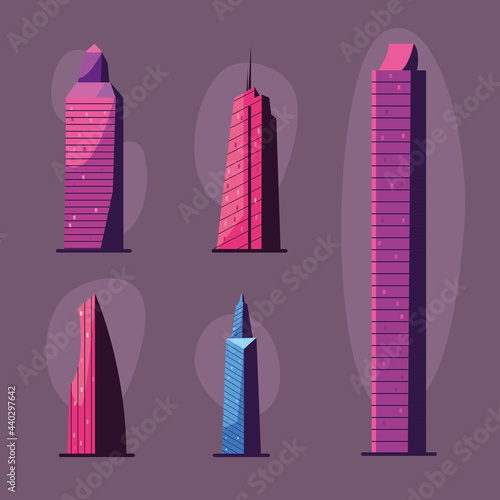 buildings symbol set