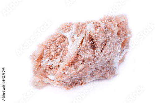 Canvas-taulu macro mineral-stone in the desert rose on a white background