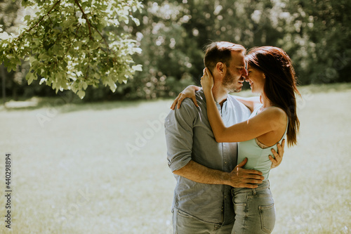 Affectionate young couple h...
