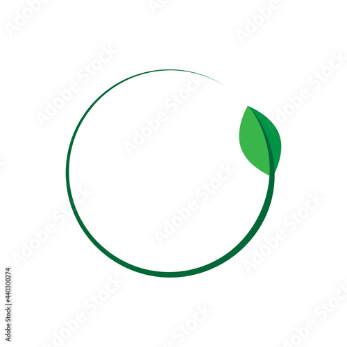 Leaf icon. Ecology nature icon. Green environment and natural symbol. Leaf logo. Ecology vector illustration. Leaf SVG icon.