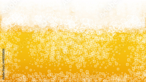 Beer foam. Craft lager splash. Oktoberfest background.