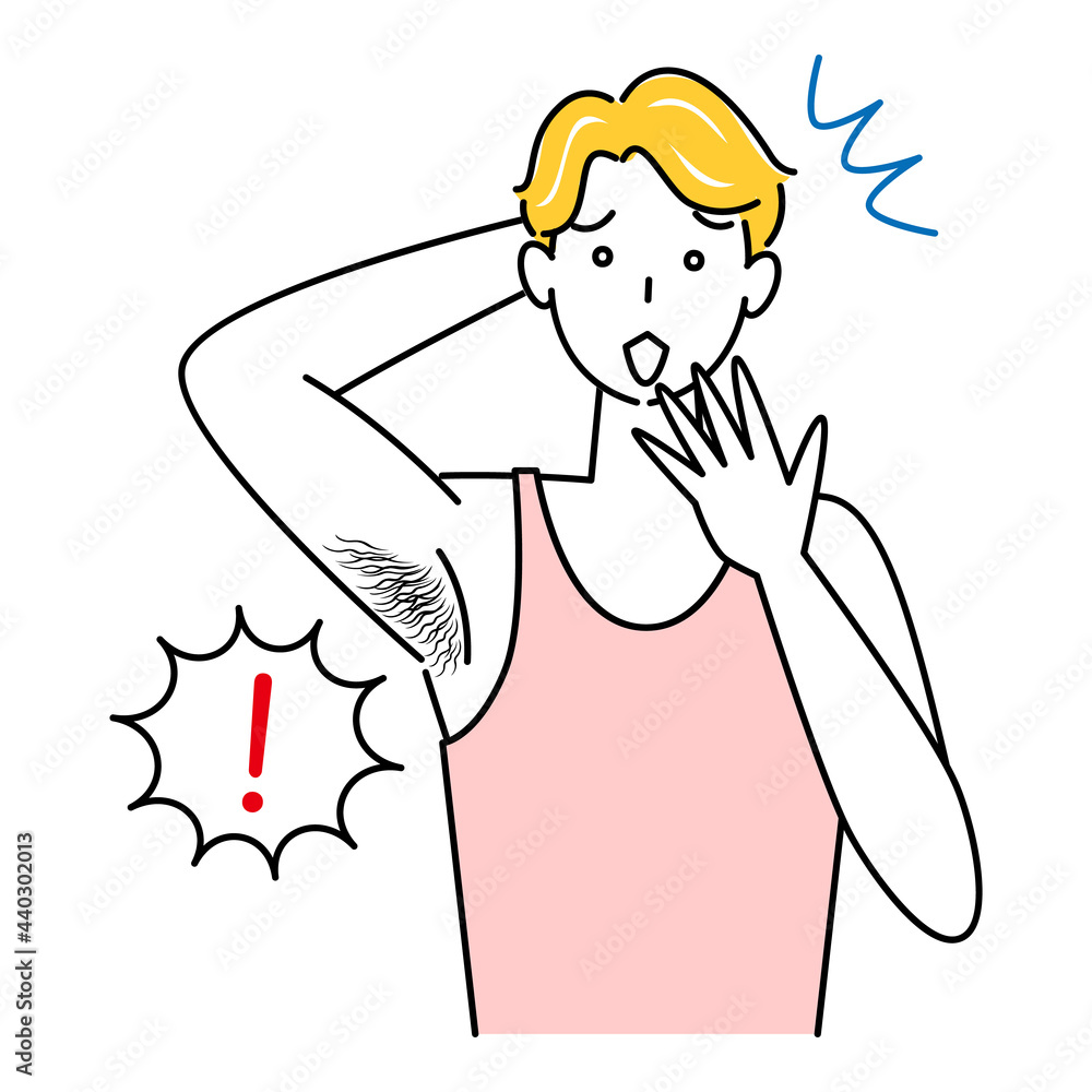 体毛(わき毛)を気にする可愛い男性 イラスト シンプル ベクター
Cute man worrying about body hair (armpit hair). Illustration. Simple.Vector. 体毛(わき毛)を気にする可愛い男性 イラスト シンプル ベクター
Cute man worrying about body hair (armpit hair). Illustration. Simple.Vector.