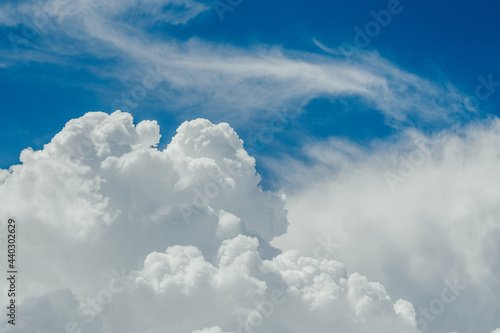 blue sky with clouds