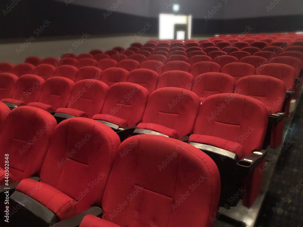 Obraz premium 開演前の映画館