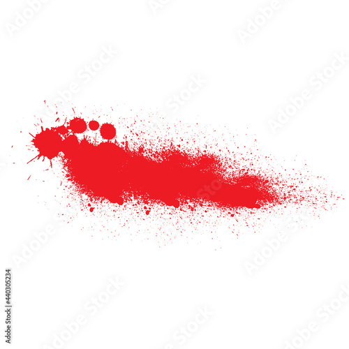 Vector of ink splashes. 