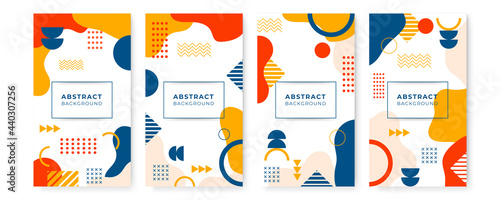 Funky 90s memphis background. Abstract hipster shapes and funky geometric patterns, 1980s pop backdrop vector illustration set. Background fashionable trendy, graphic creative geometric