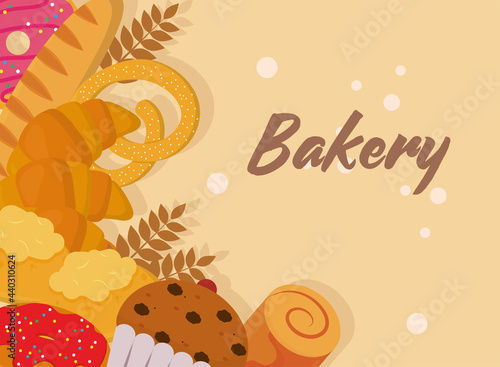 Bakery symbol set