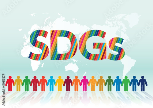 SDGs-持続可能な開発目標のイメージ背景