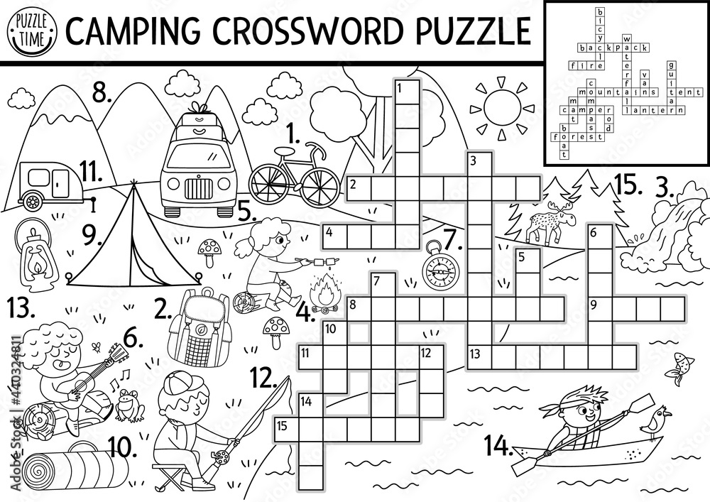 Pitch a tent crossword clearance