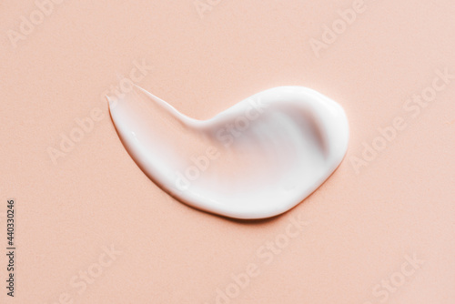 White swatch of skin care product Fototapet