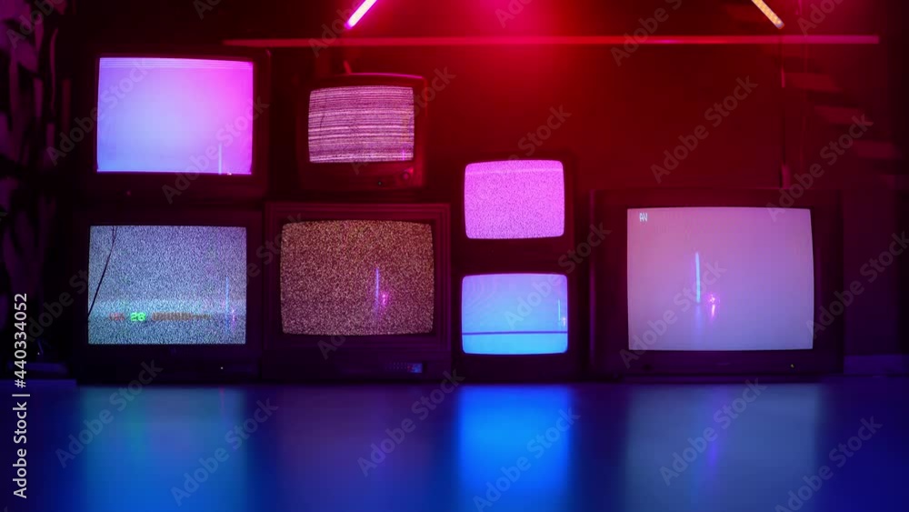 Tv screen with noise glitcher effect. No TV signal or bad TV signal. Tv screen with noise glitcher effect. No TV signal or bad TV signal.