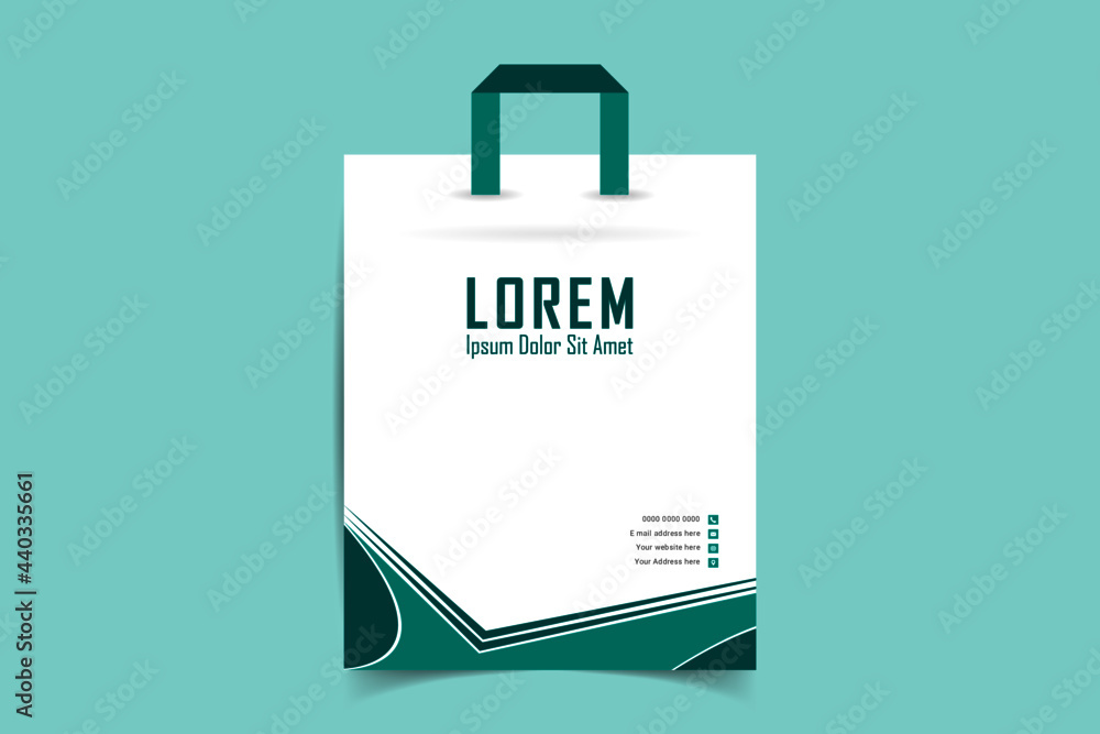 Shopping bag design template with paper bag. Hand holding Shopping bags. Black Friday. Vector illustration Shopping bag design template with paper bag. Hand holding Shopping bags. Black Friday. Vector illustration