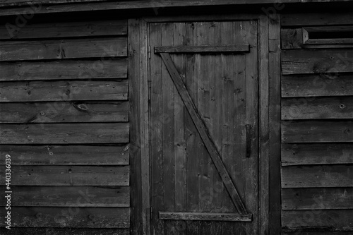 old wooden door