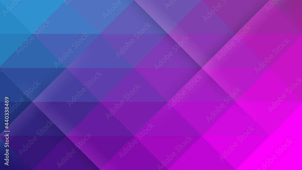 Obraz premium Modern Background with Vibrant Blue Purple Color Gradient and Lowpoly Mosaic Element
