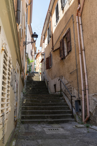 Historic center of  Muggia  Italy.