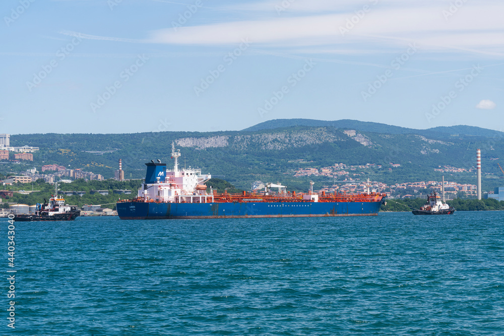 The port of Trieste, Italy