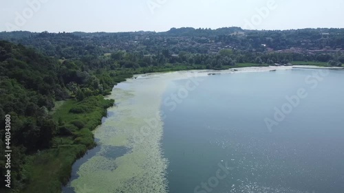 Landscape near Alserio Lake, Lombardy, Como photo