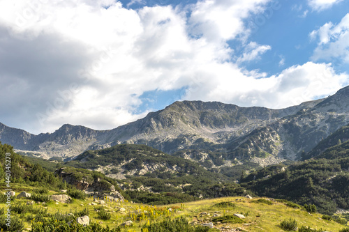 Landscape of Pirin Mountain near Vihren hut, Bulgaria