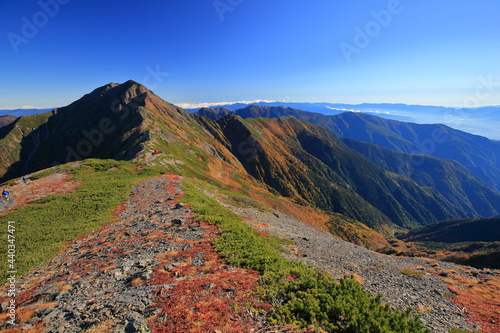 Mt.Kitadake 秋の北岳　早朝の山頂付近 photo