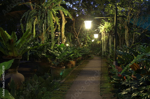 Obraz na płótnie Der Garten Eden führt zum Glück w salonie