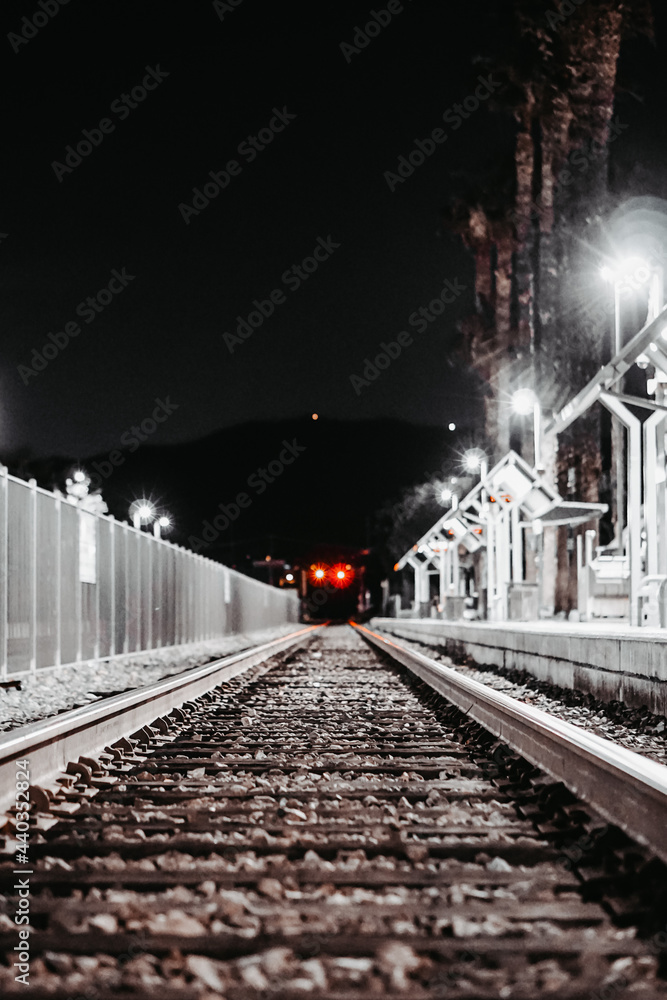 Fototapeta premium station at night