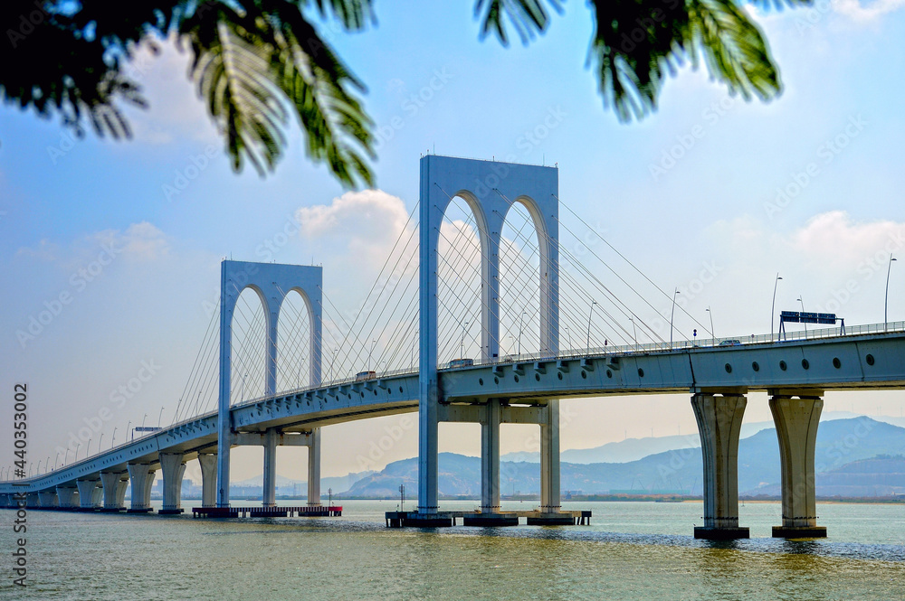 Fototapeta premium Bridge to Taipa Macau Island