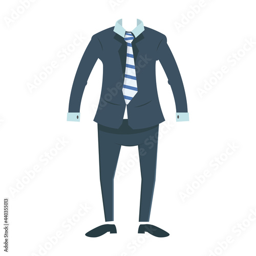 coat office dress illustration vector