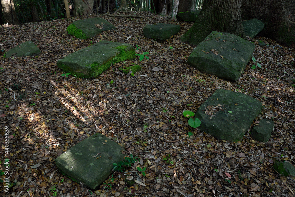 Obraz premium キリシタン墓碑群・ペーが墓