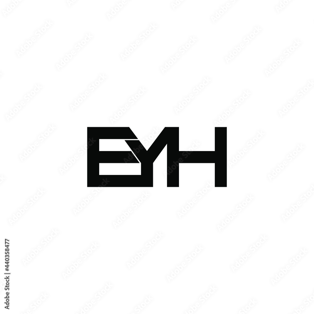 eyh letter original monogram logo design eyh letter original monogram logo design