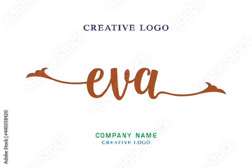 EVA lettering logo is simple, easy to understand and authoritative