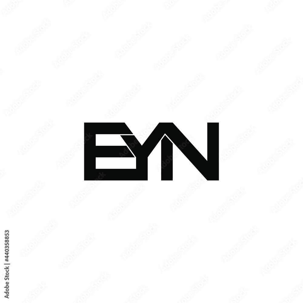 eyn letter original monogram logo design eyn letter original monogram logo design