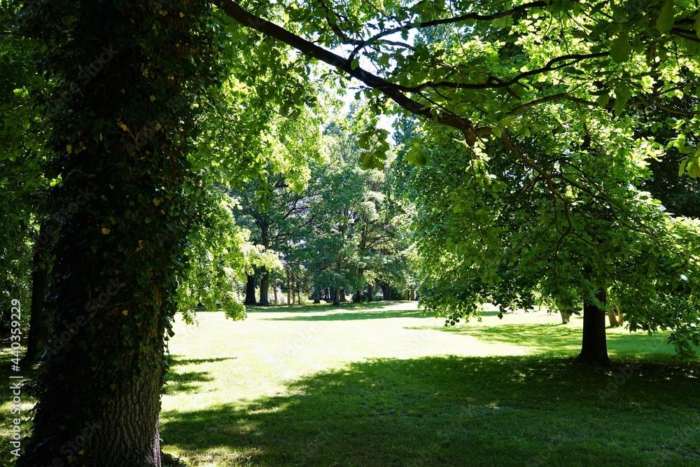 Park przy zamku v Zruc Nad Sazavou