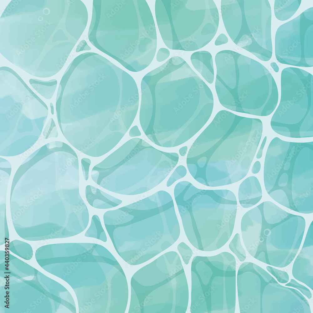 海水面背景水彩風タッチstock Vector Adobe Stock