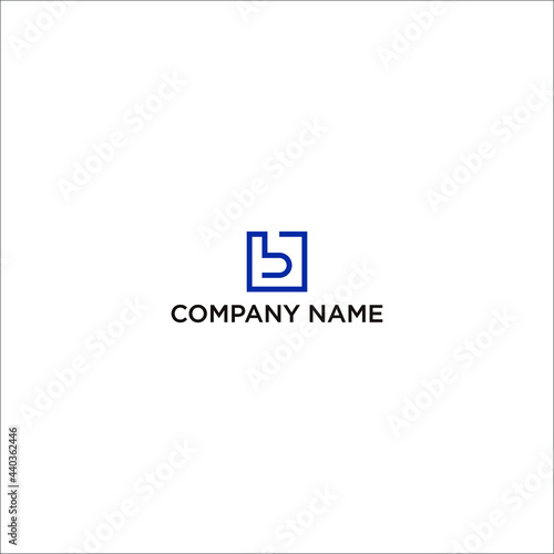 Letter B logo. Alphabet logotype vector design.