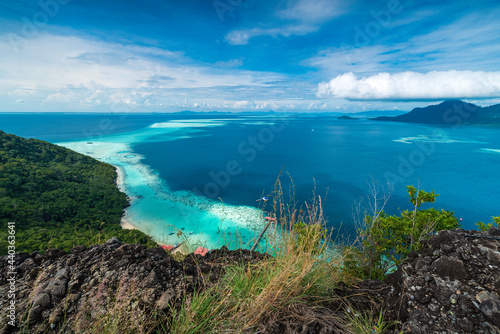 on top of Bohey Dulang, Tun Sakaran Marine Park Celebes sea photo