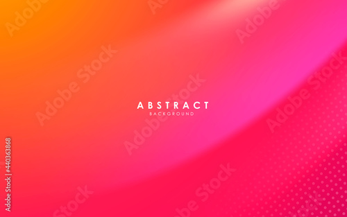 Abstract modern background gradient color. Yellow and pink gradient with halftone decoration.