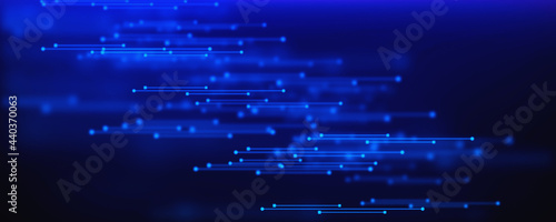 Abstract futuristic electronic circuit technology background. 3d Render background.