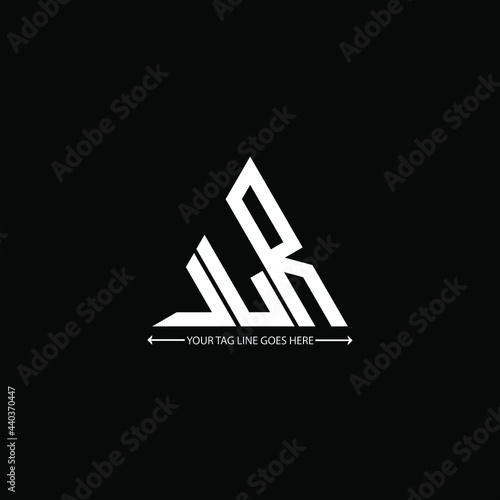 J L R letter logo creative design. J L R unique design photo