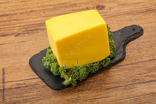 Yellow tilsiter cheese dairy product photo