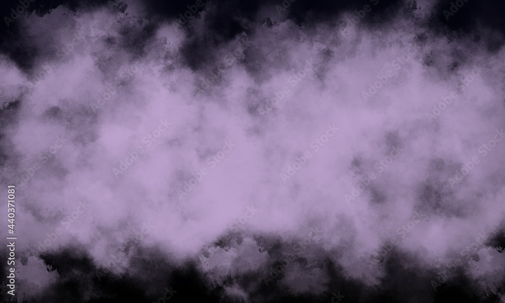 lavender fog or smoke on dark space background