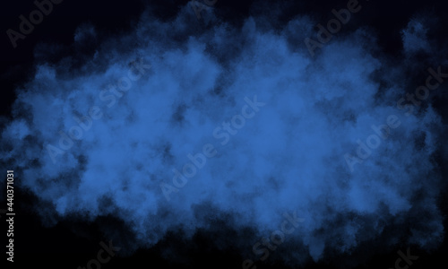 denim fog or smoke on dark space background