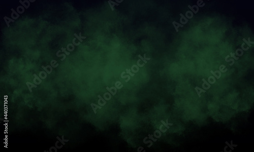 evergreen fog or smoke on dark space background
