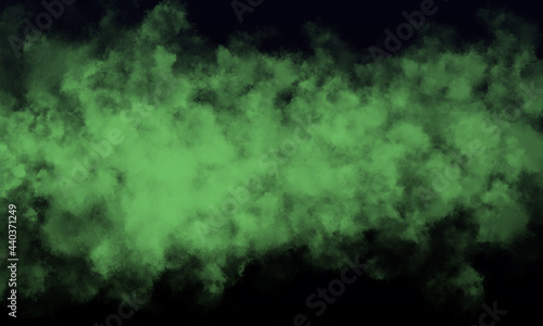 spring fog or smoke on dark space background